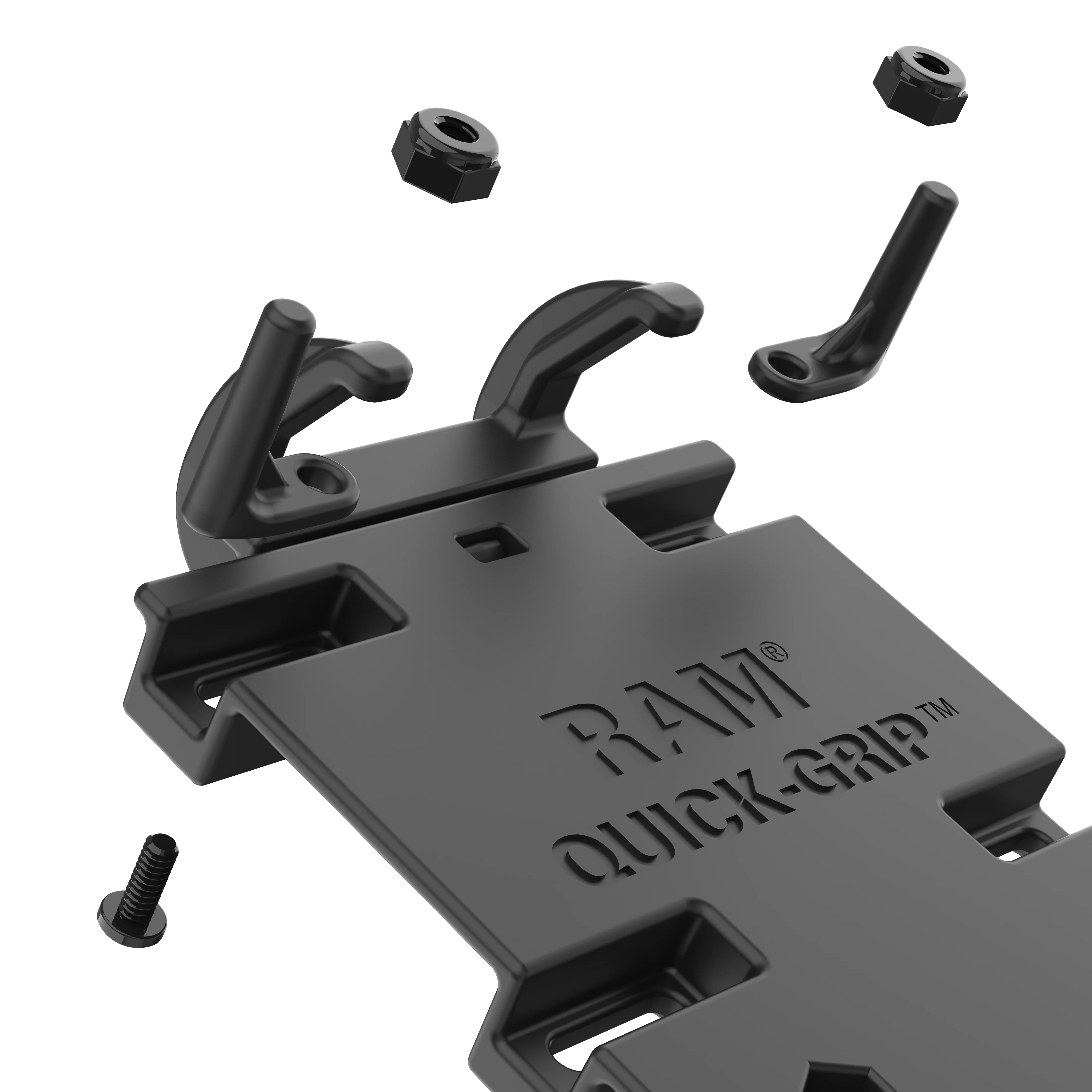 RAM® Quick-Grip™ XL Phone Mount with Vibe-Safe™ & Fork Stem Base - Short - Image 4
