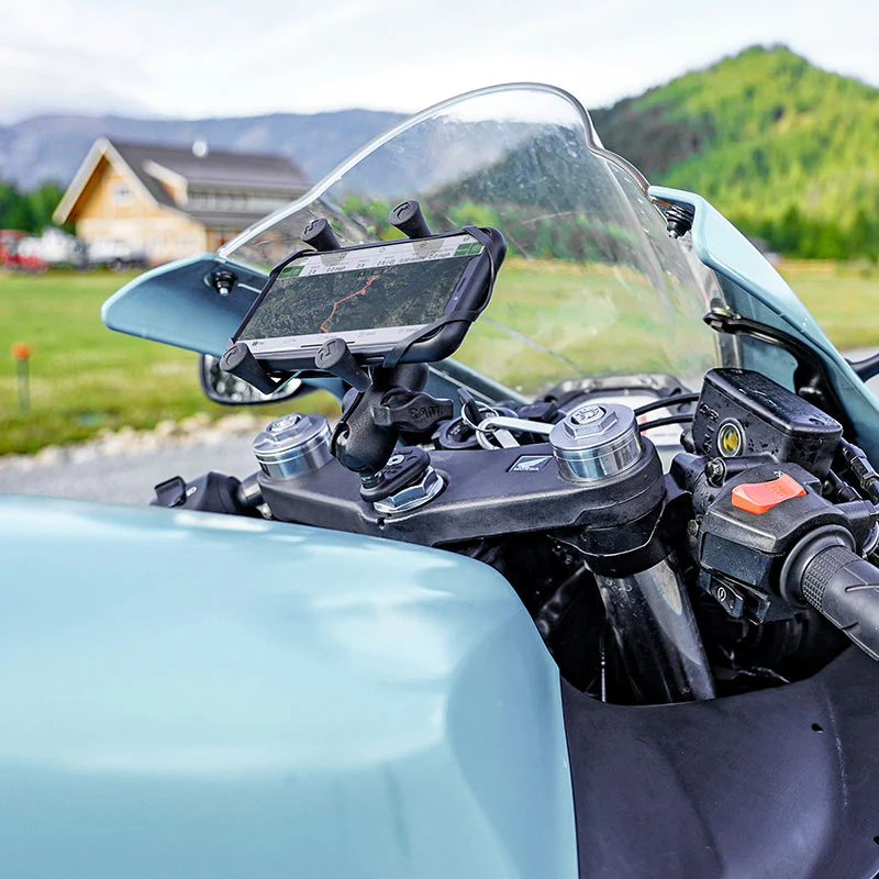 RAM® X-Grip® Phone Holder with Motorcycle Fork Stem Base - Image 3