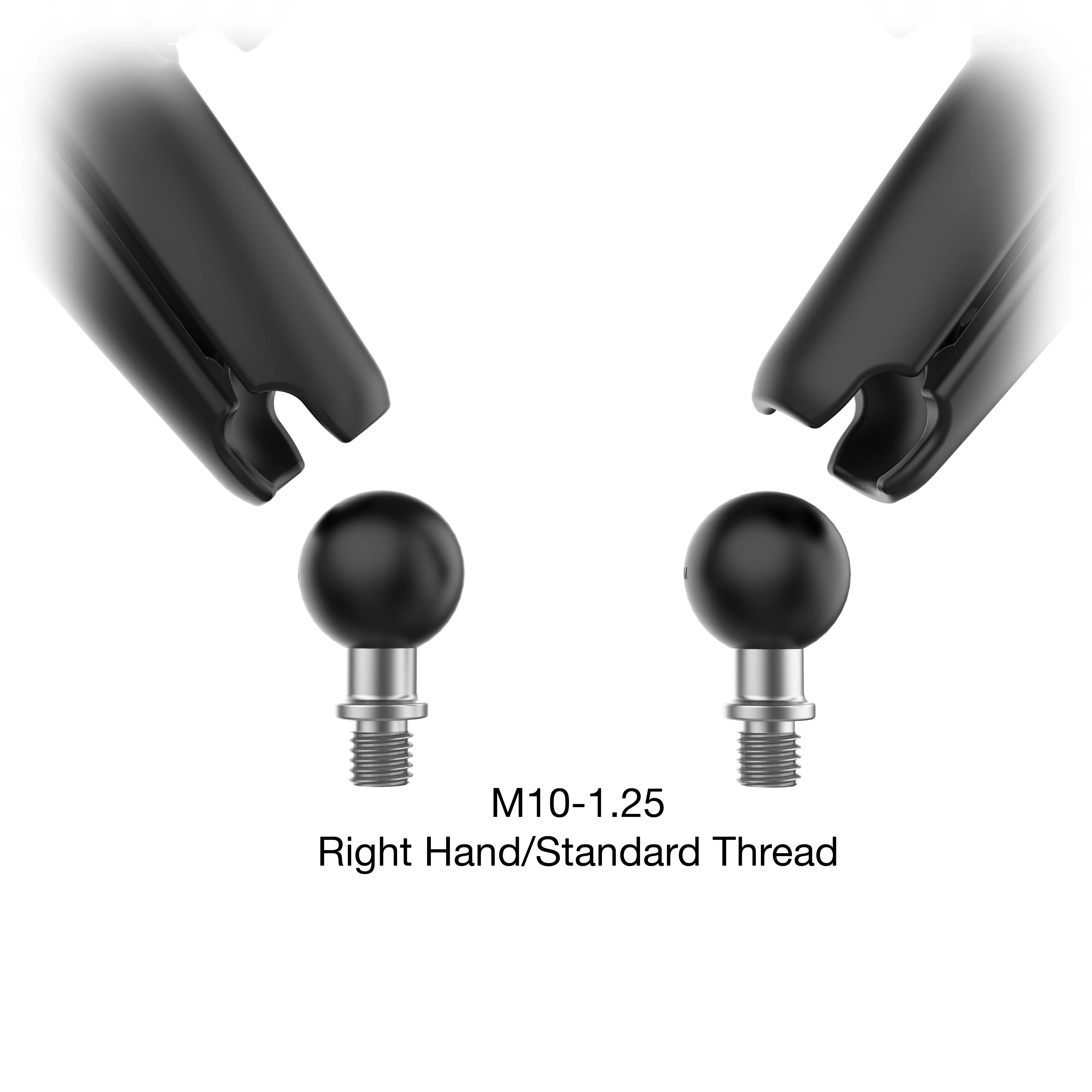 RAM® Tough-Mirror™ Kit with M10-1.25 Bases - Long Arm - Image 2