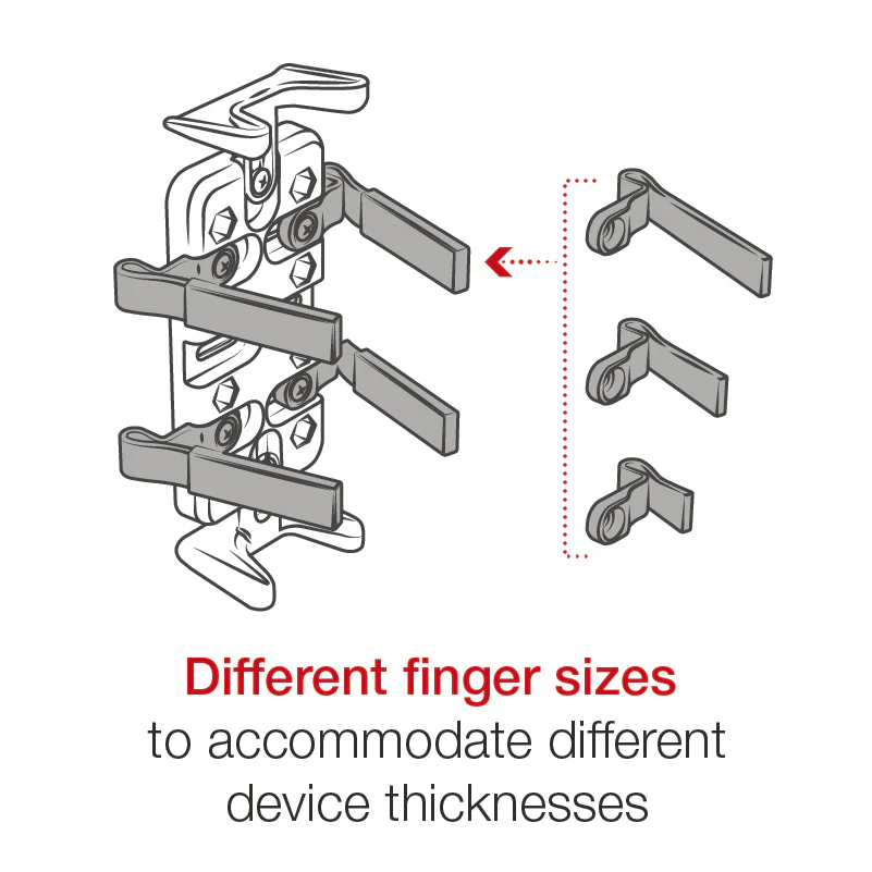 RAM® Finger-Grip™ with Tough-Claw™ Small Clamp Mount & RAM® Roto-View™ - Image 2
