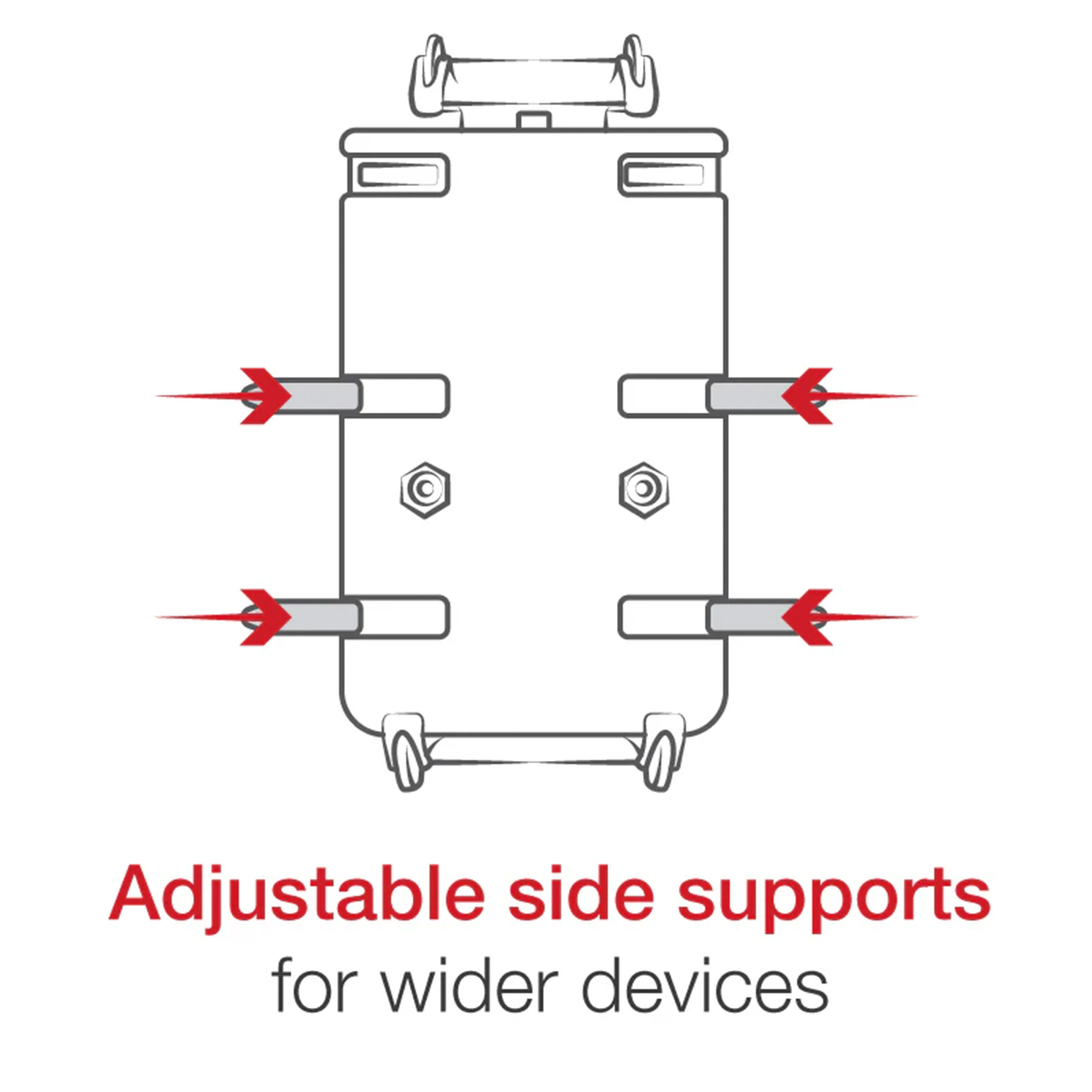 RAM® Quick-Grip™ XL Phone Mount with Small Tough-Claw™ Base - Medium - Image 7