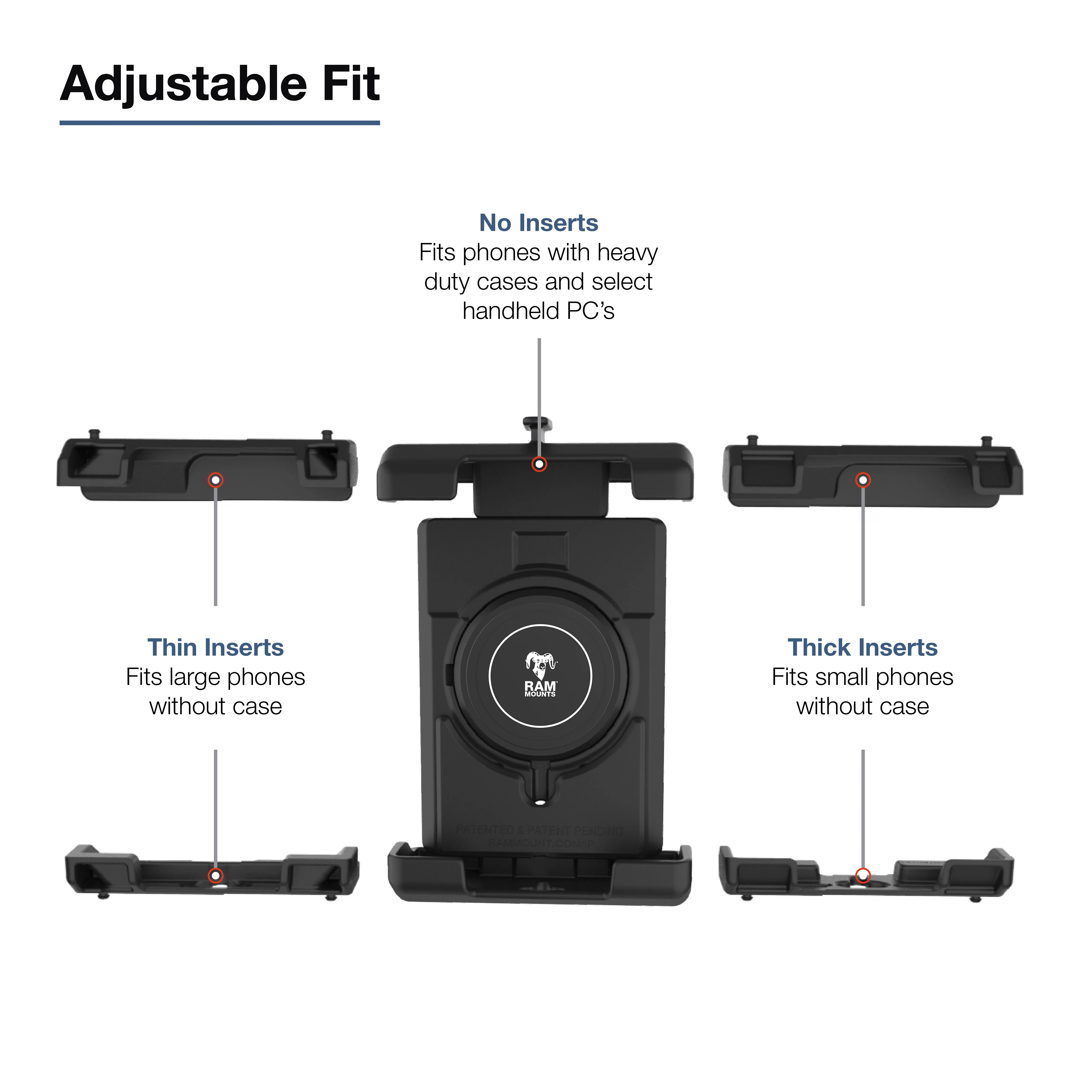 RAM® Quick-Grip™ Pro XL Tough-Claw™ Mount with Qi2 15W Wireless Charger - Image 5
