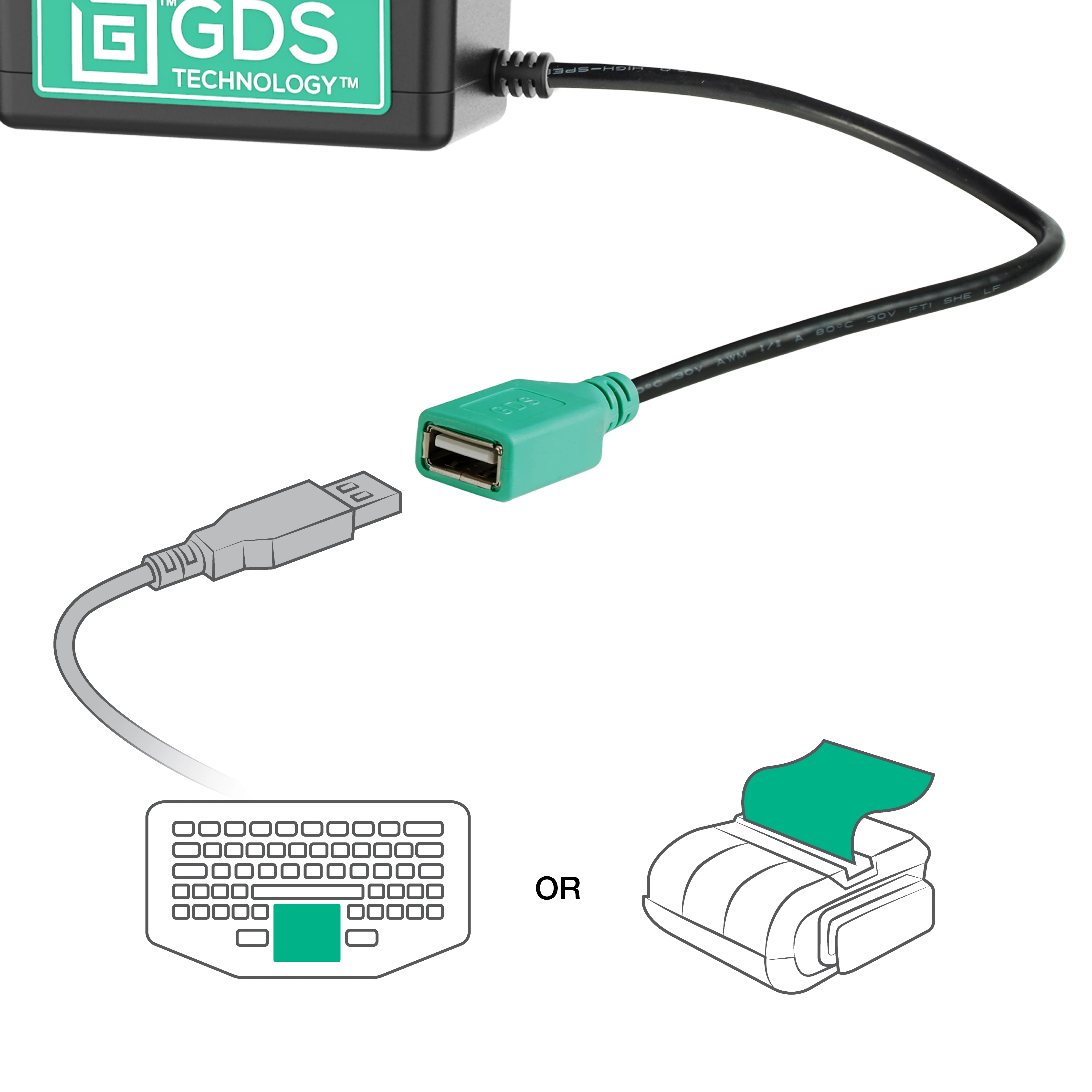 GDS® Tough-Dock™ + Single USB-A for Samsung Tab A11+ & Tab A9+ - Image 5