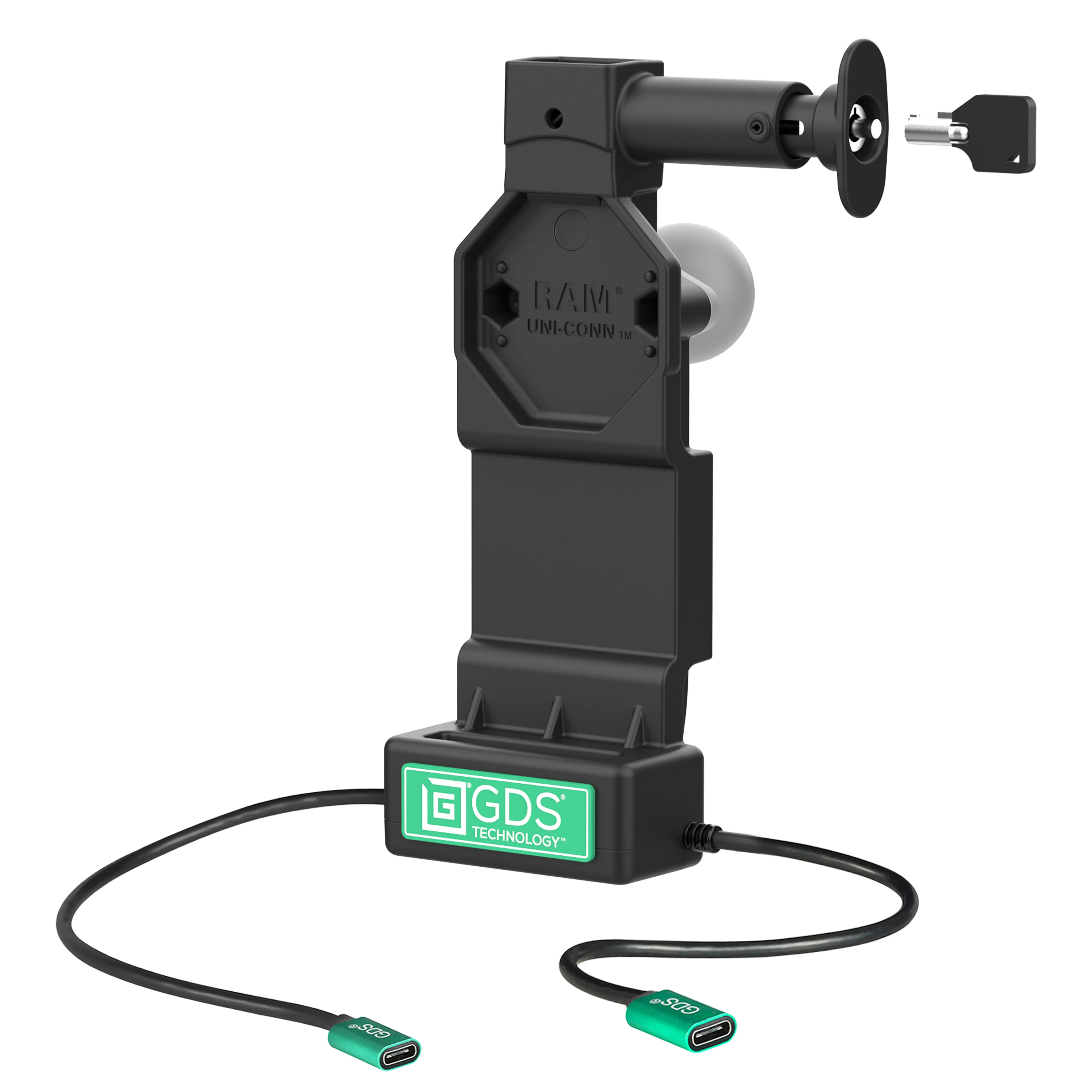 GDS® Uni-Conn™ Locking Dock + Single USB-C with Release Button