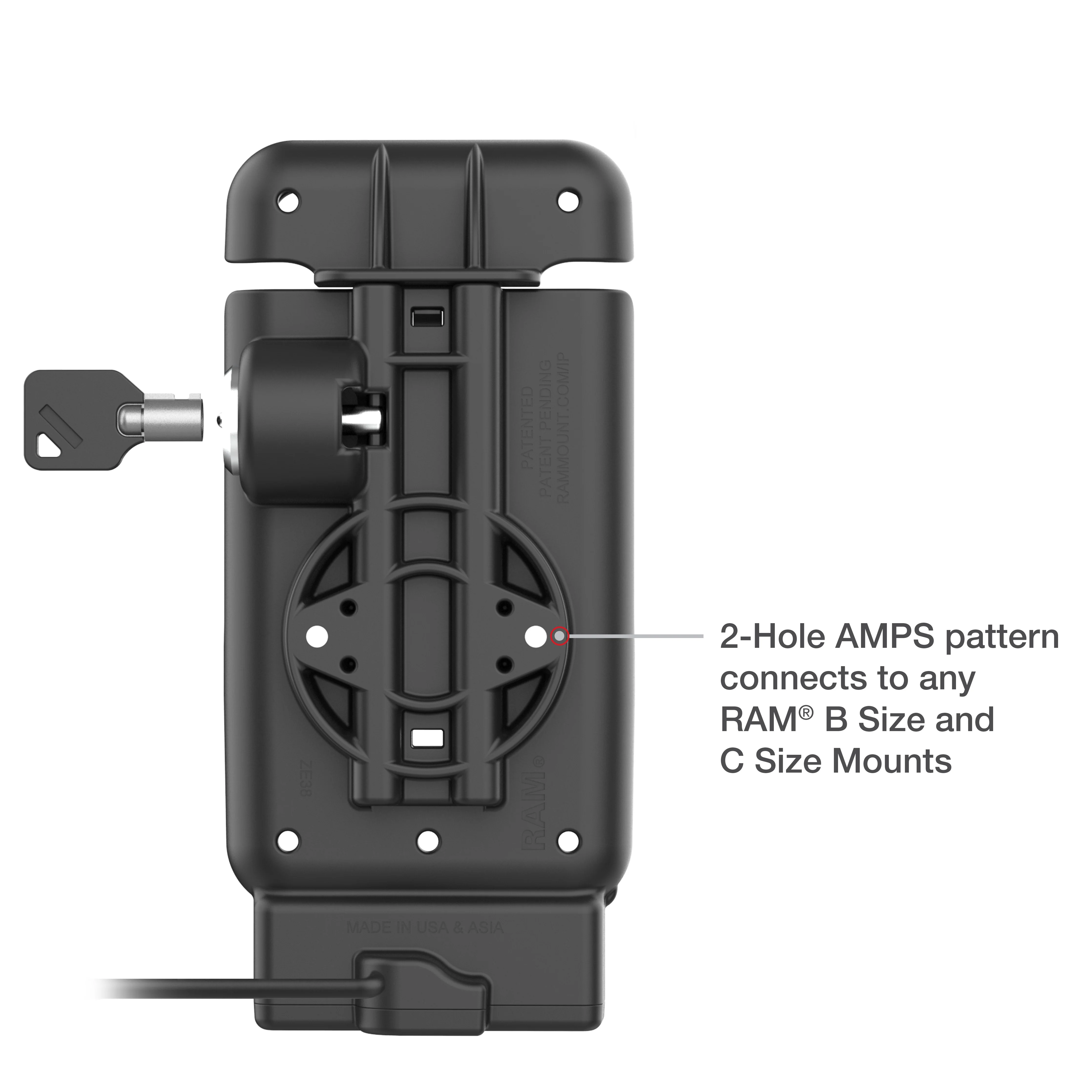 GDS® Locking Vehicle Dock for Samsung Galaxy S25 Ultra with IntelliSkin® - Image 4