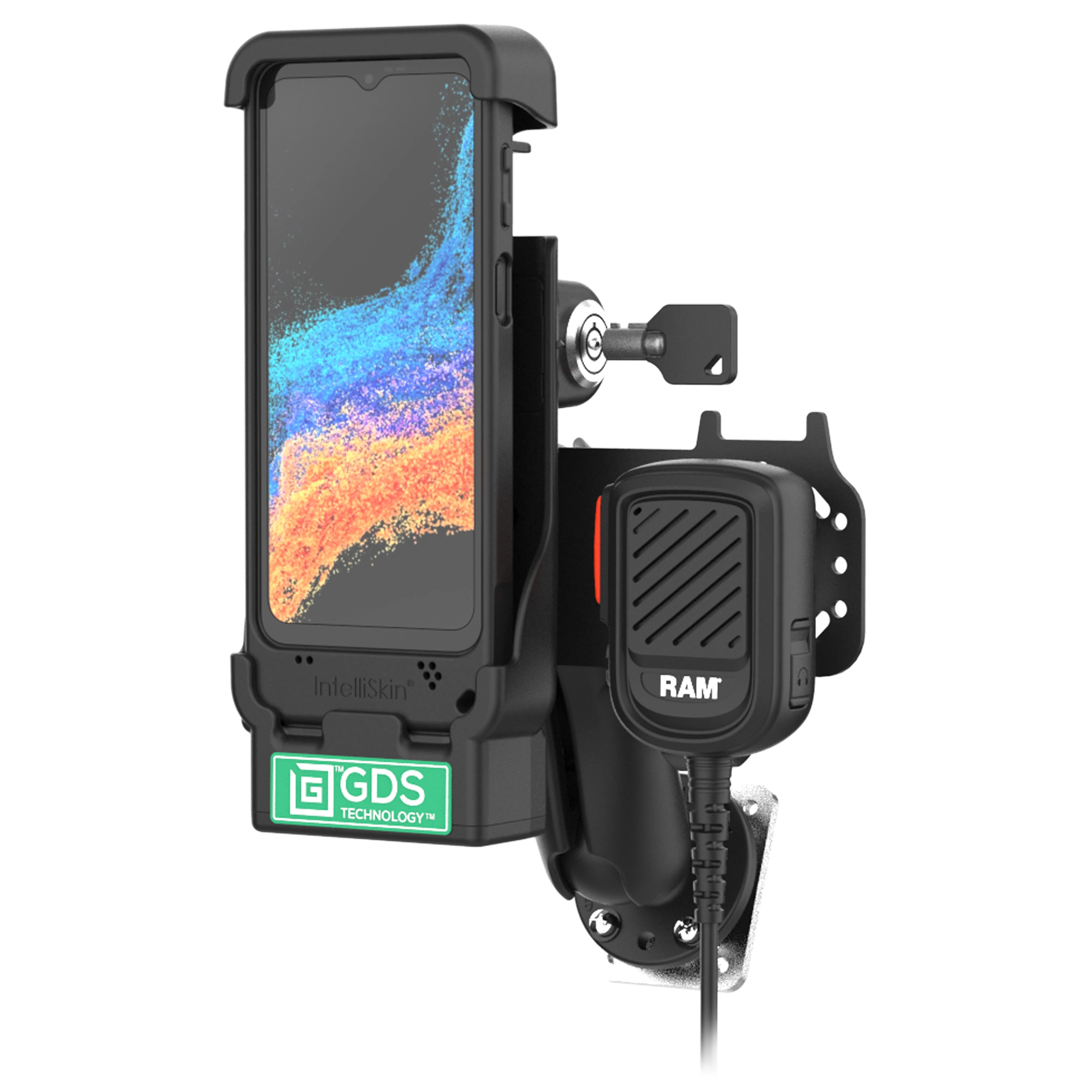 GDS® Locking PTT Speaker Mic Kit for XCover7 Pro/6 Pro - ESChat