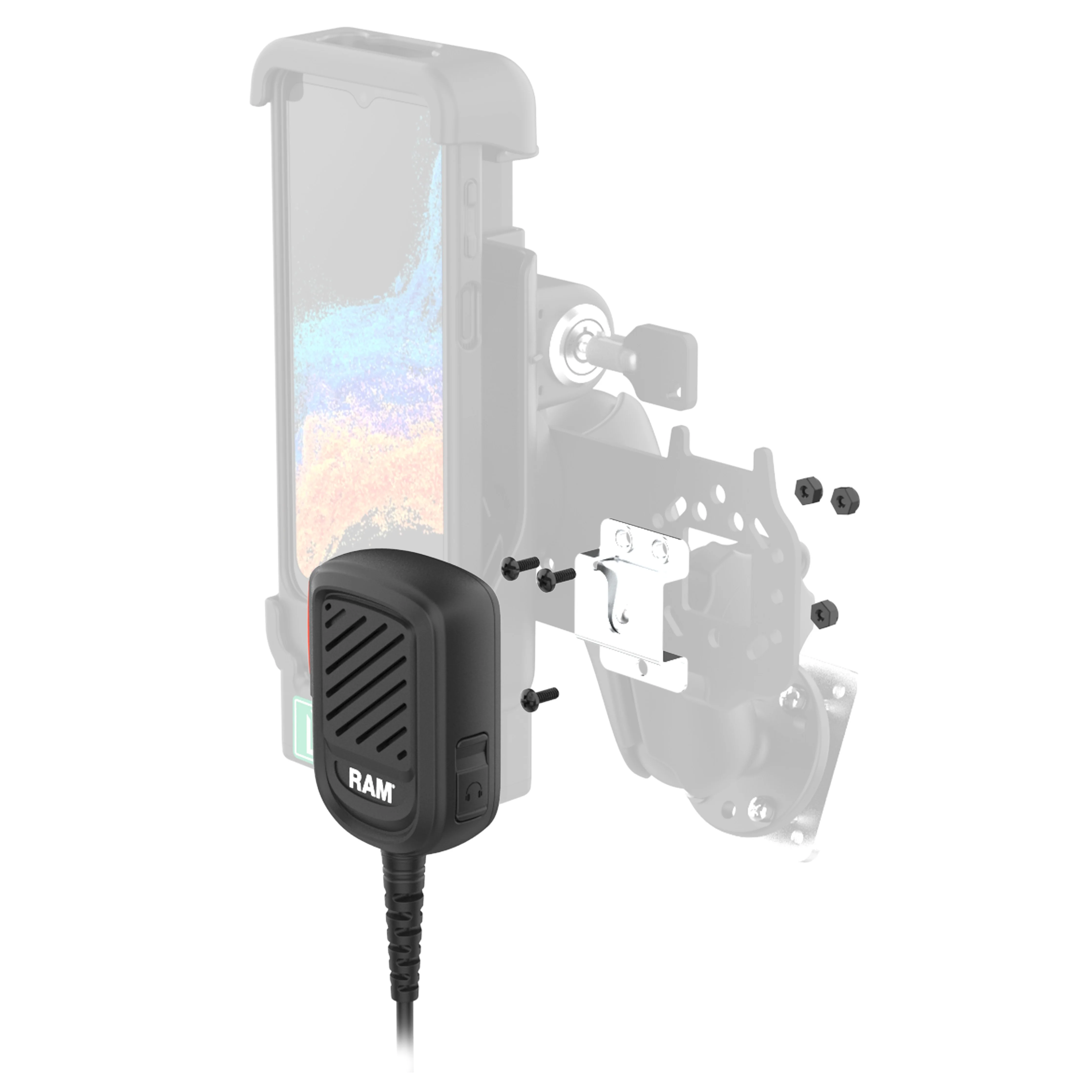 GDS® Locking PTT Speaker Mic Kit for XCover7 Pro/6 Pro - ESChat - Image 4