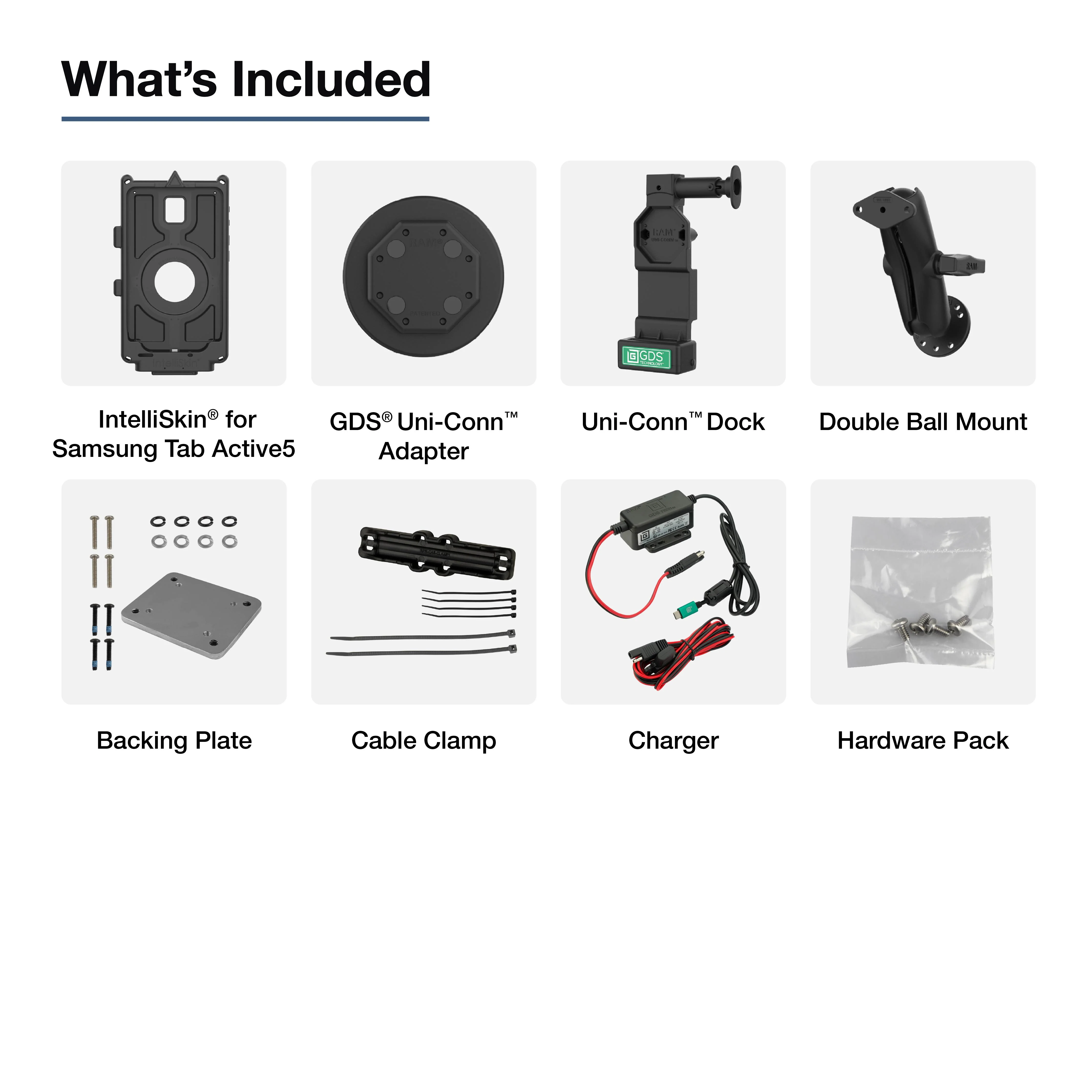 GDS® Uni-Conn™ Vehicle Bundle for Samsung Tab Active5 - Image 5
