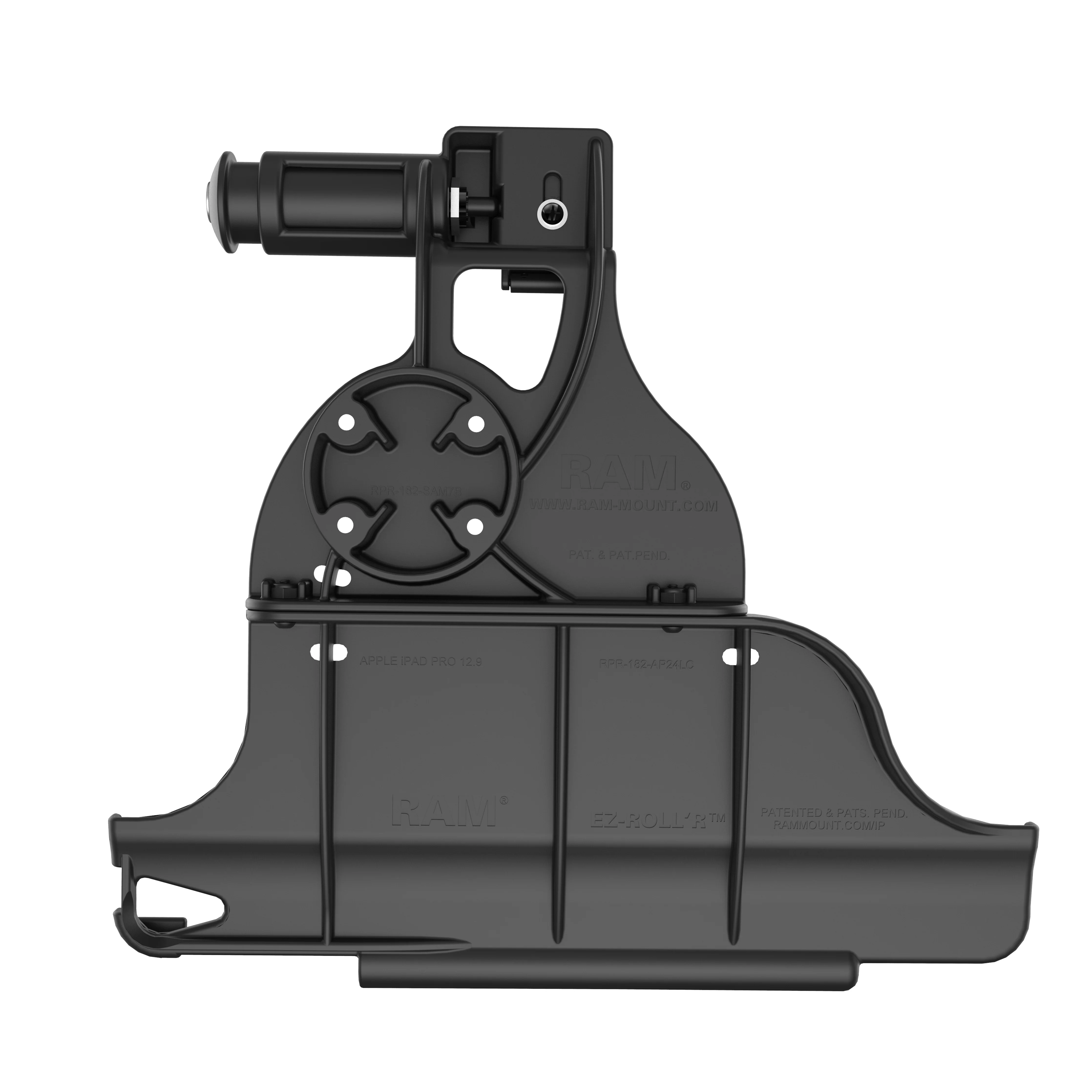 RAM® EZ-Roll'r™ Keyed Locking Holder for iPad Pro 12.9 3rd - 5th Gen - Image 4