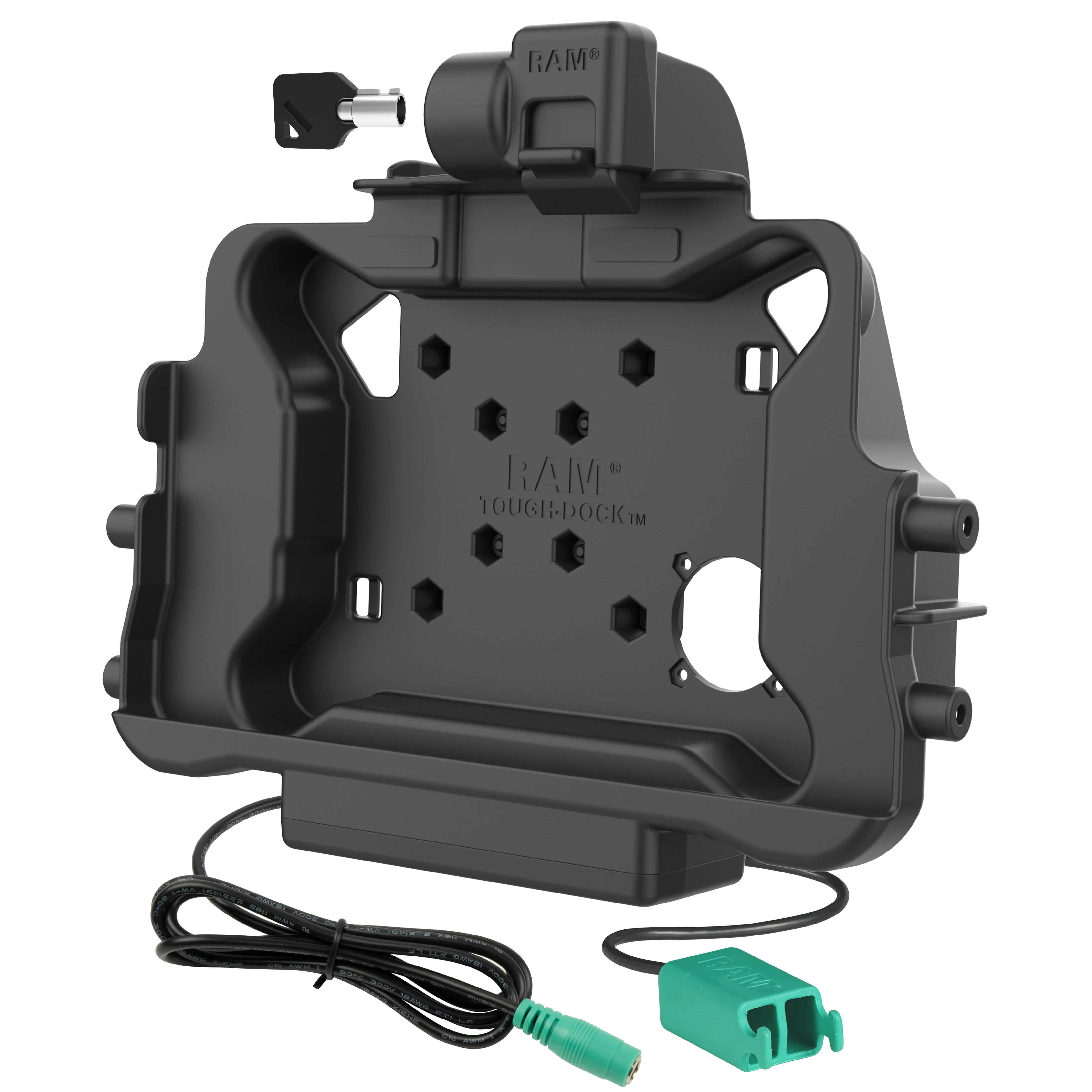 RAM® Locking Power + Dual USB Dock for Honeywell ScanPal EDA10A - Image 2