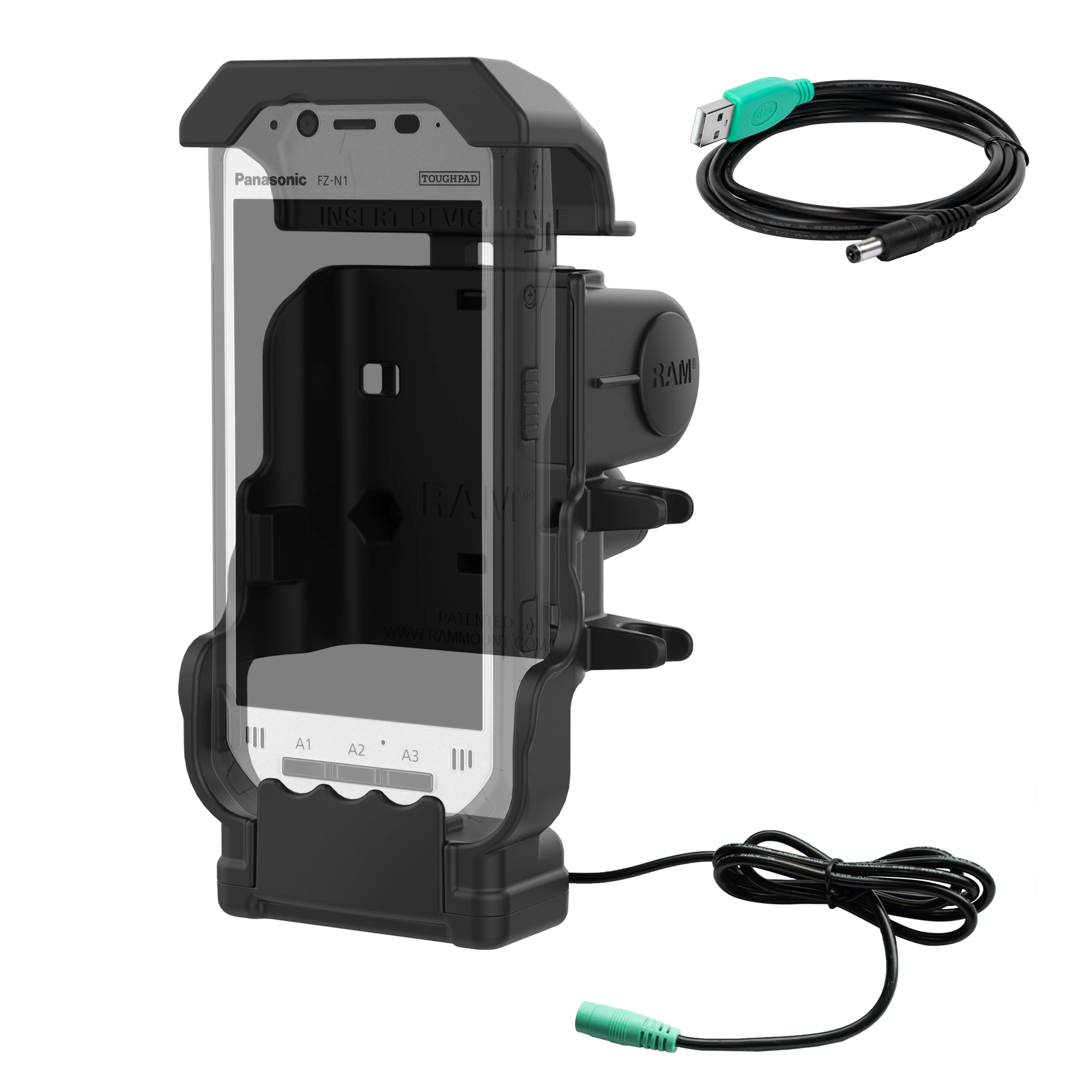RAM® Powered Dock for Panasonic Toughbook FZ-N1 & FZ-F1