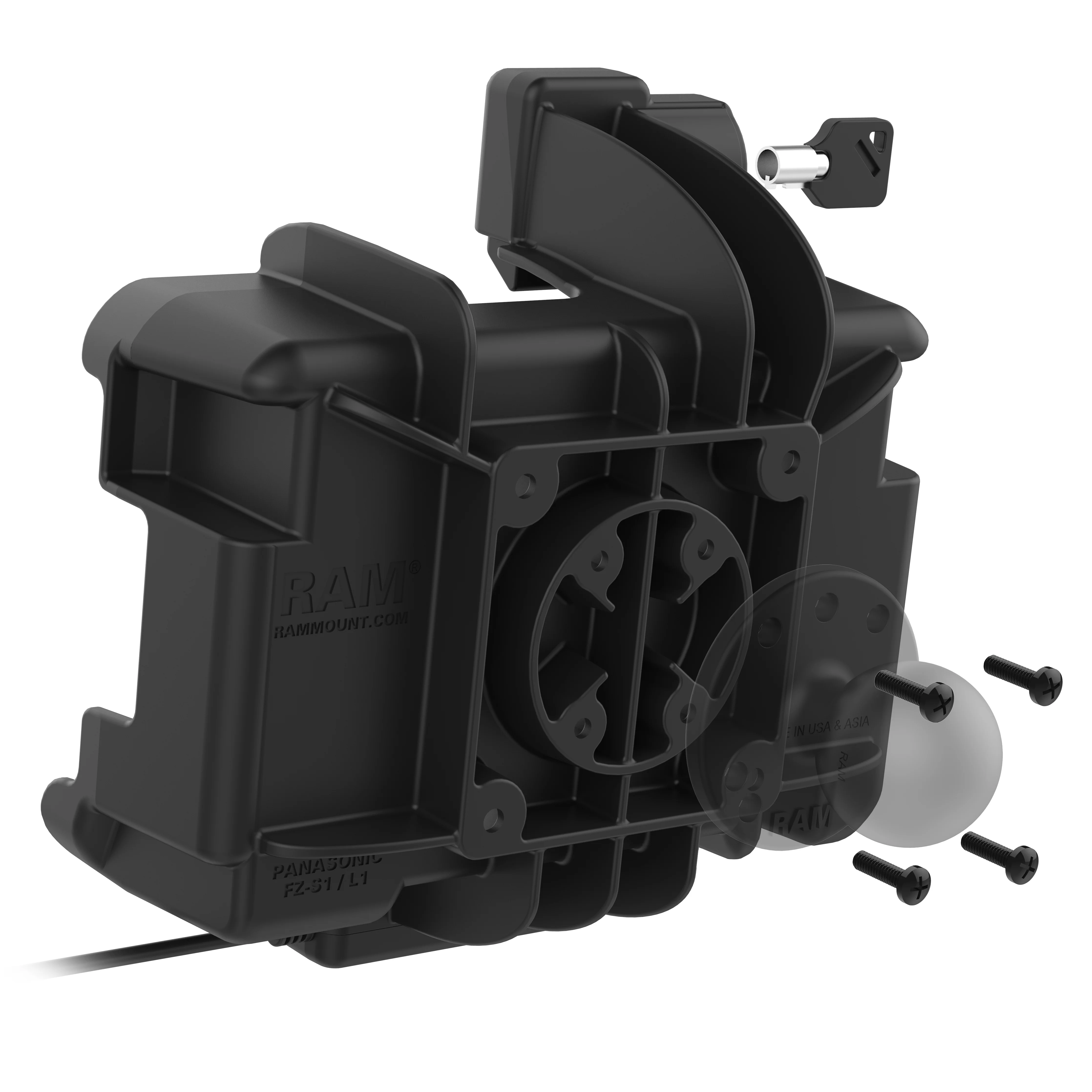 RAM® Key Locking Powered Dock for Panasonic FZ-S1 & FZ-L1 - Image 5