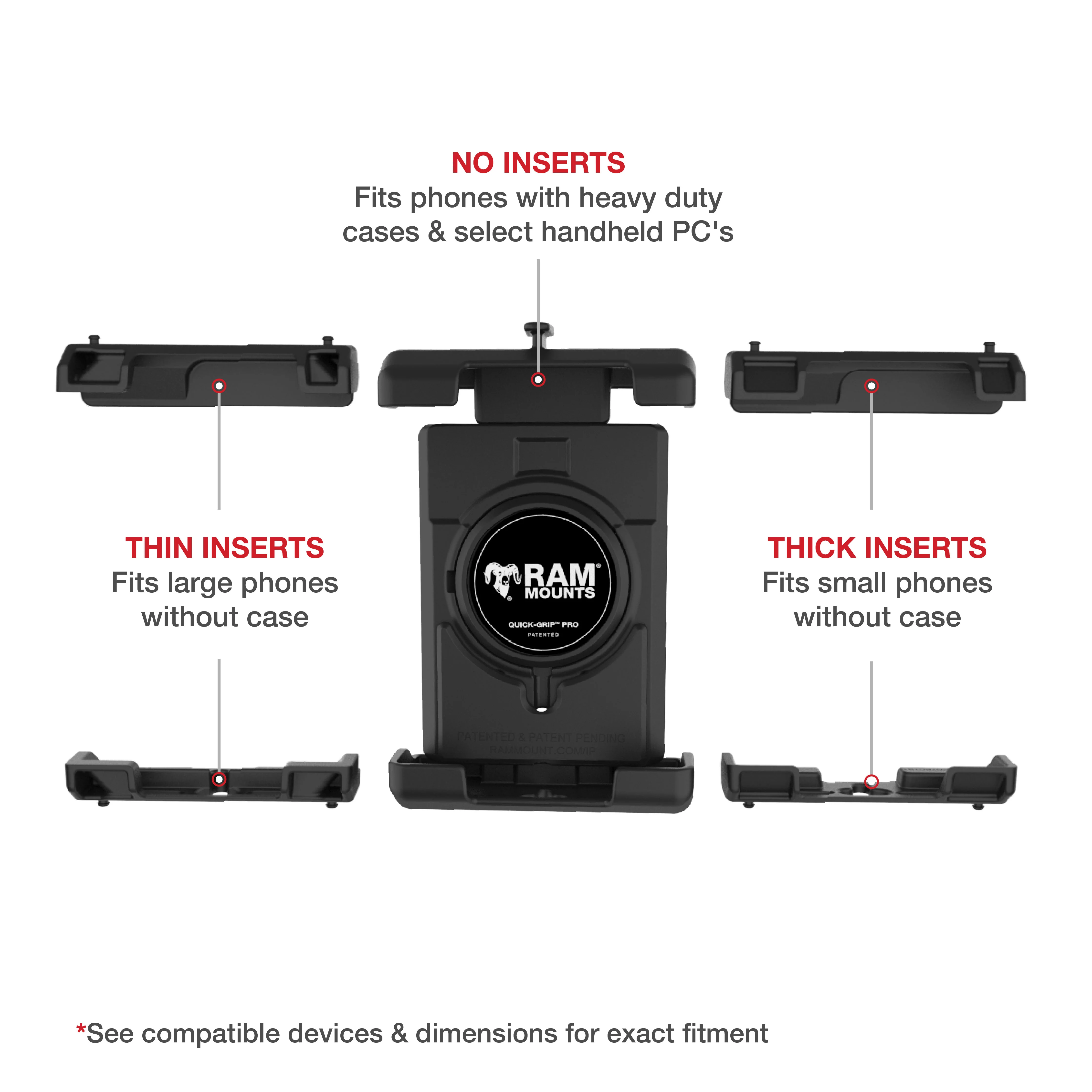 RAM® Quick-Grip™ Pro XL Phone Holder with Ball - Image 5
