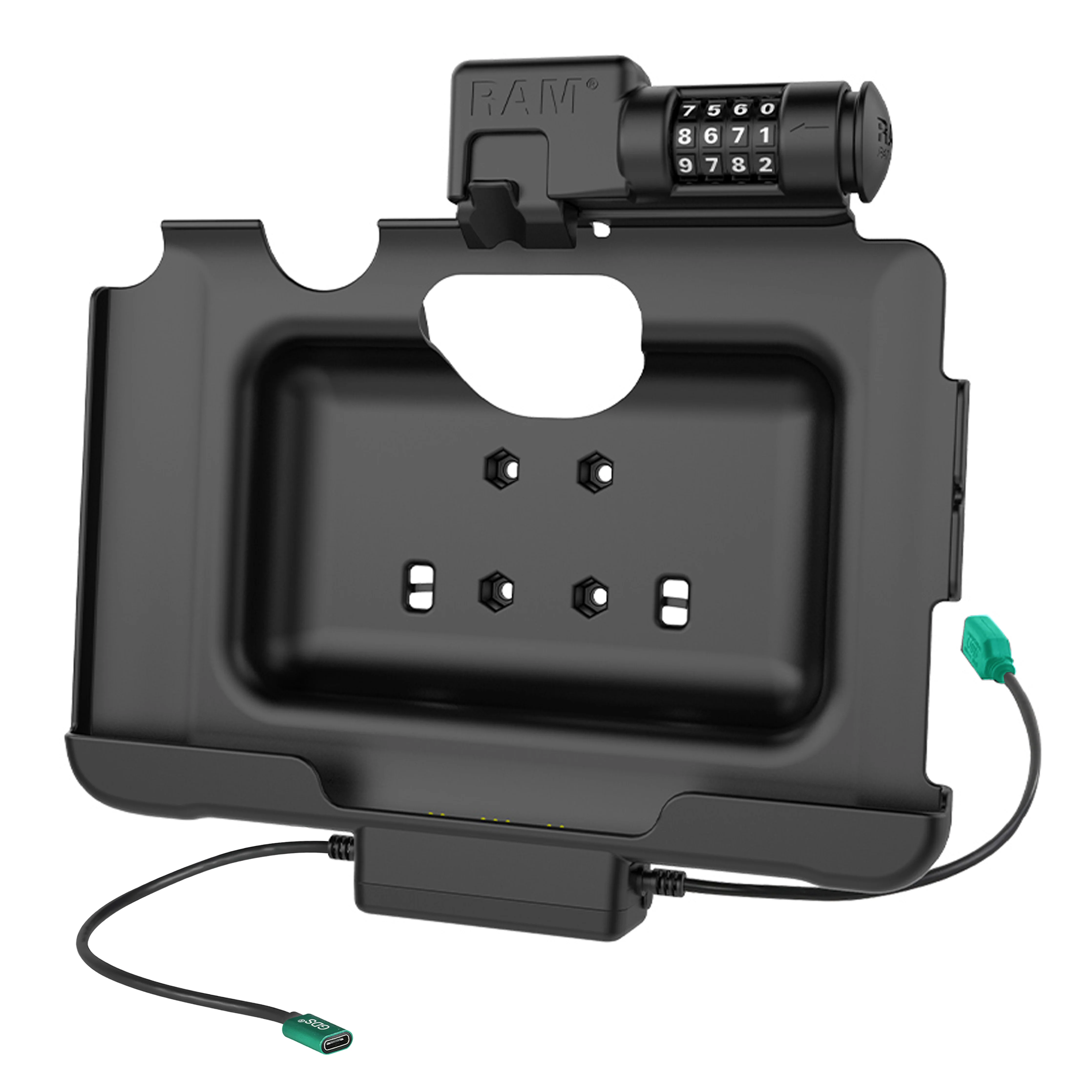 RAM® Combo-Locking Power + Data Dock for Tab Active5 Pro & 4 Pro - Image 2