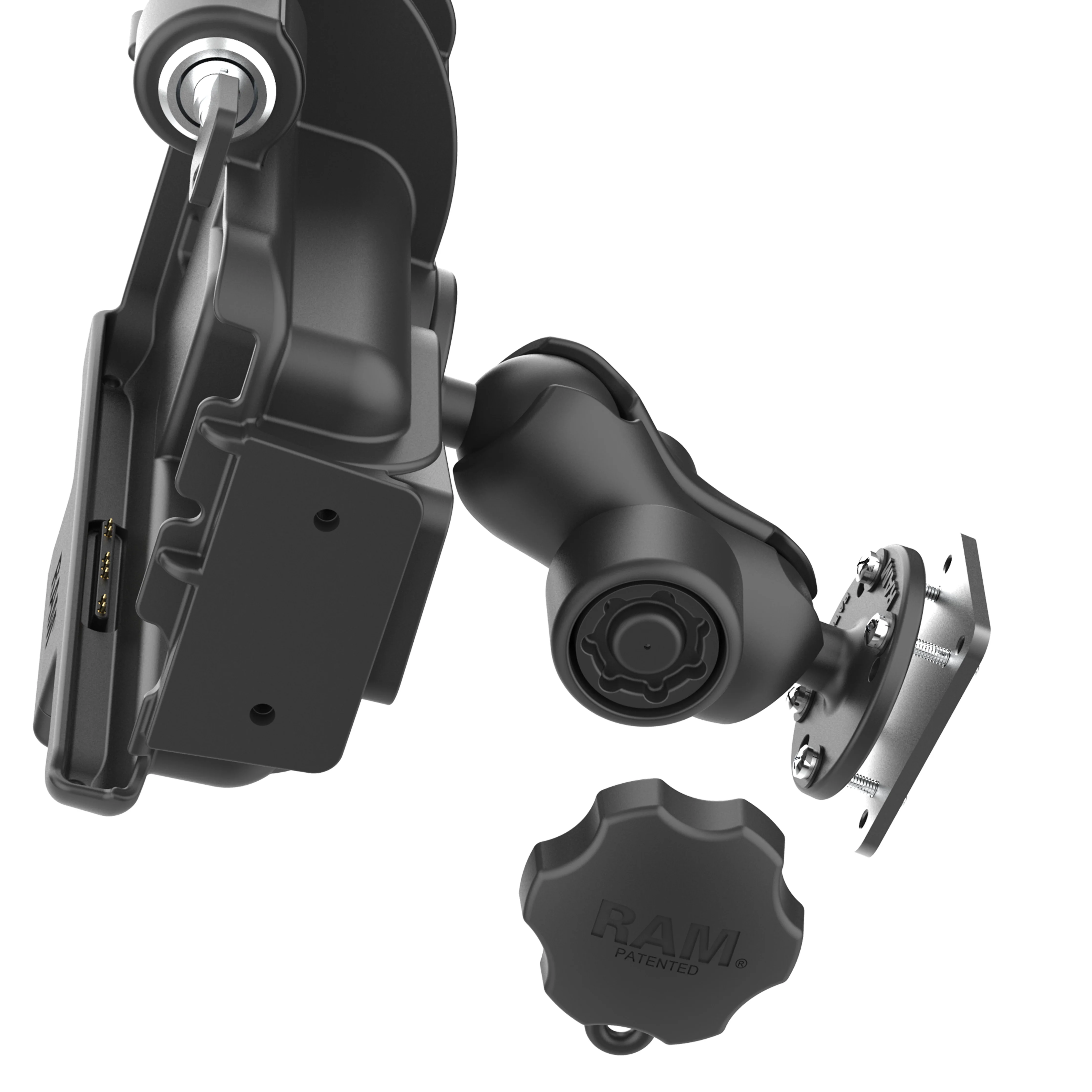 RAM® Locking Modular Powered Dock & Mount for Samsung Tab Active5 & 3 - Image 3
