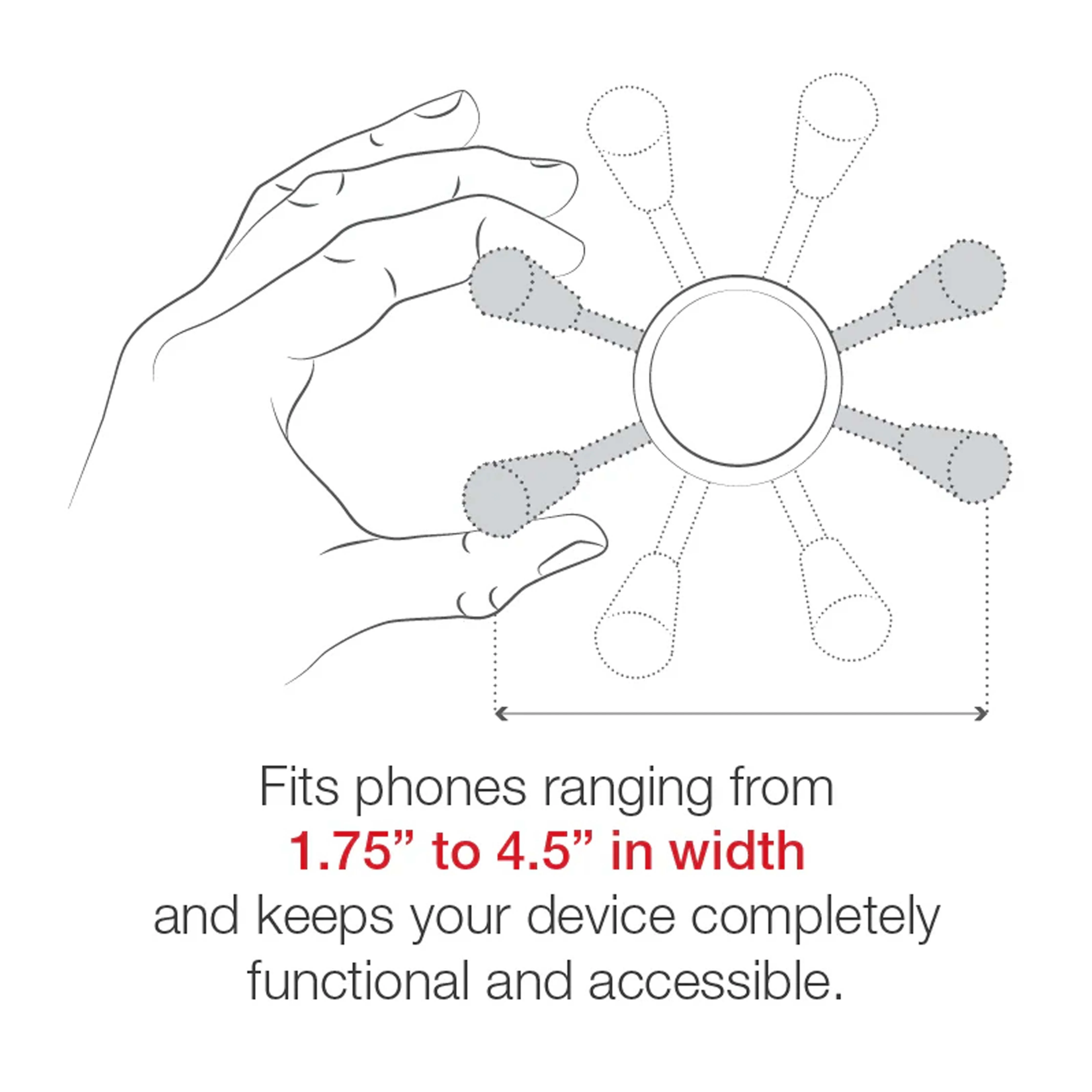 RAM® X-Grip® Large Phone Holder with RAM® Snap-Link™ Socket - Image 4