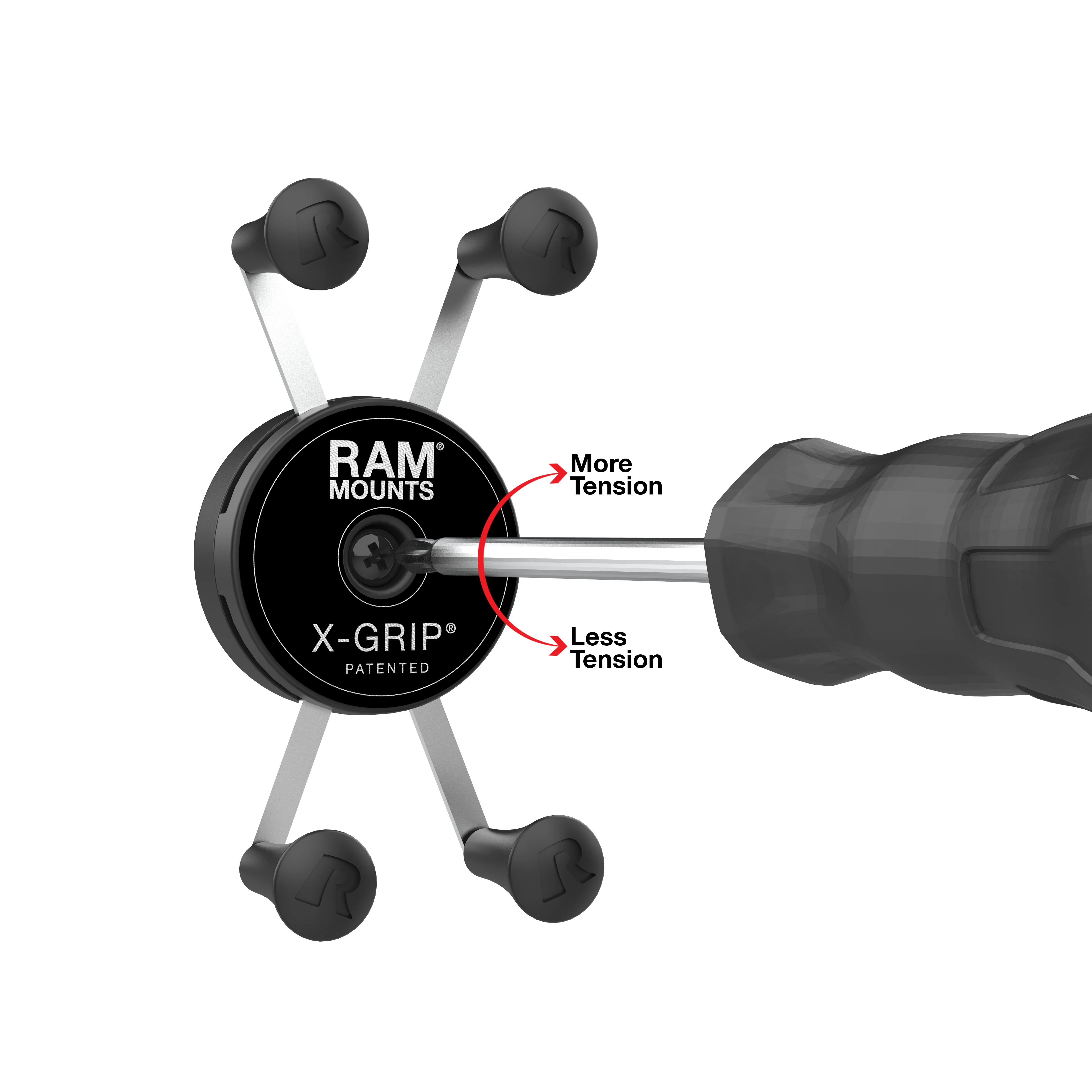 RAM® Rotating X-Grip® Phone Holder with Ball - B Size - Image 4