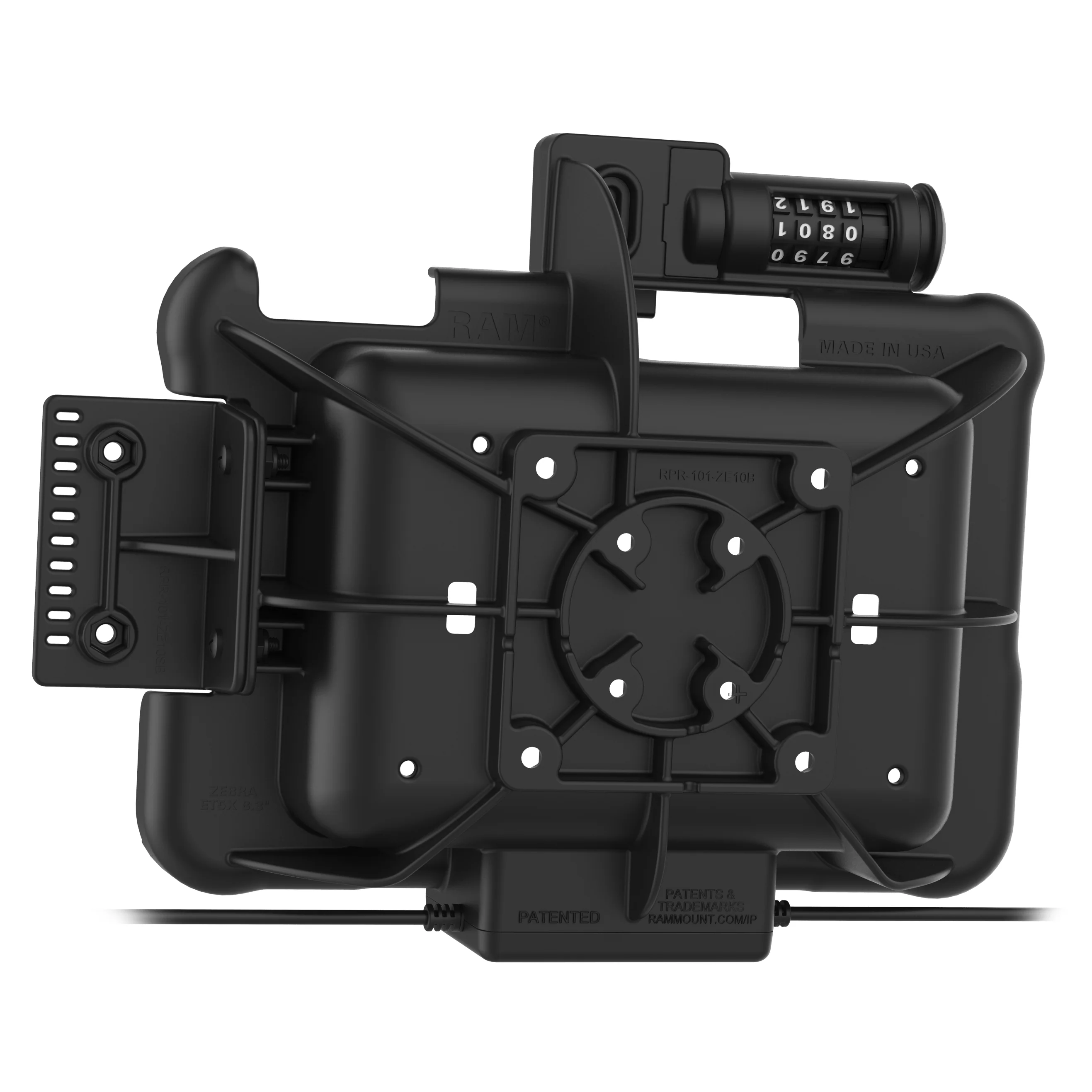 GDS® Combo Locking Power + Data Dock for Zebra ET5x 8.3" & 8.4" Series - Image 4