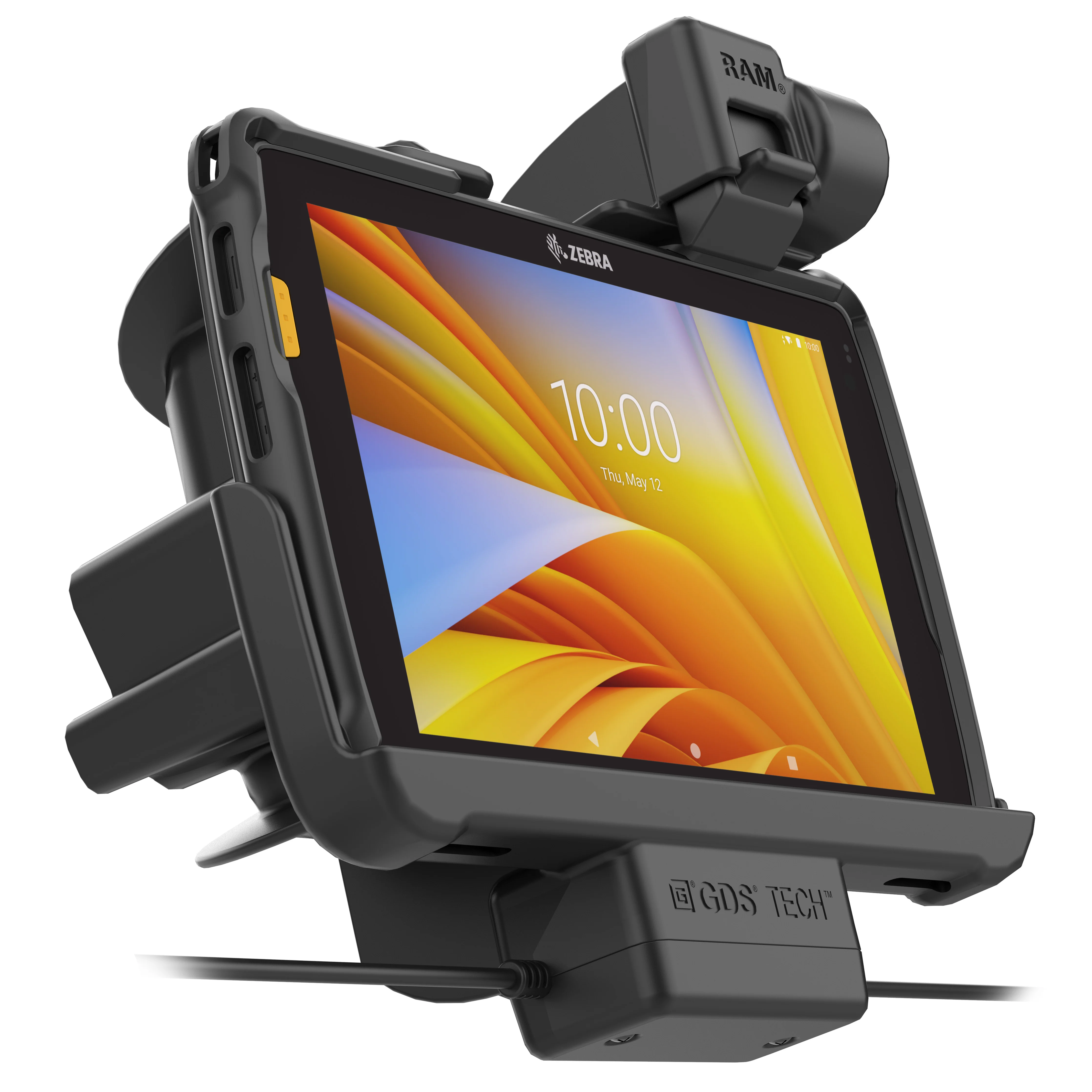 RAM® Tough-Dock™ Power + Dual USB with Latch for Zebra ET4x 8" - Image 5
