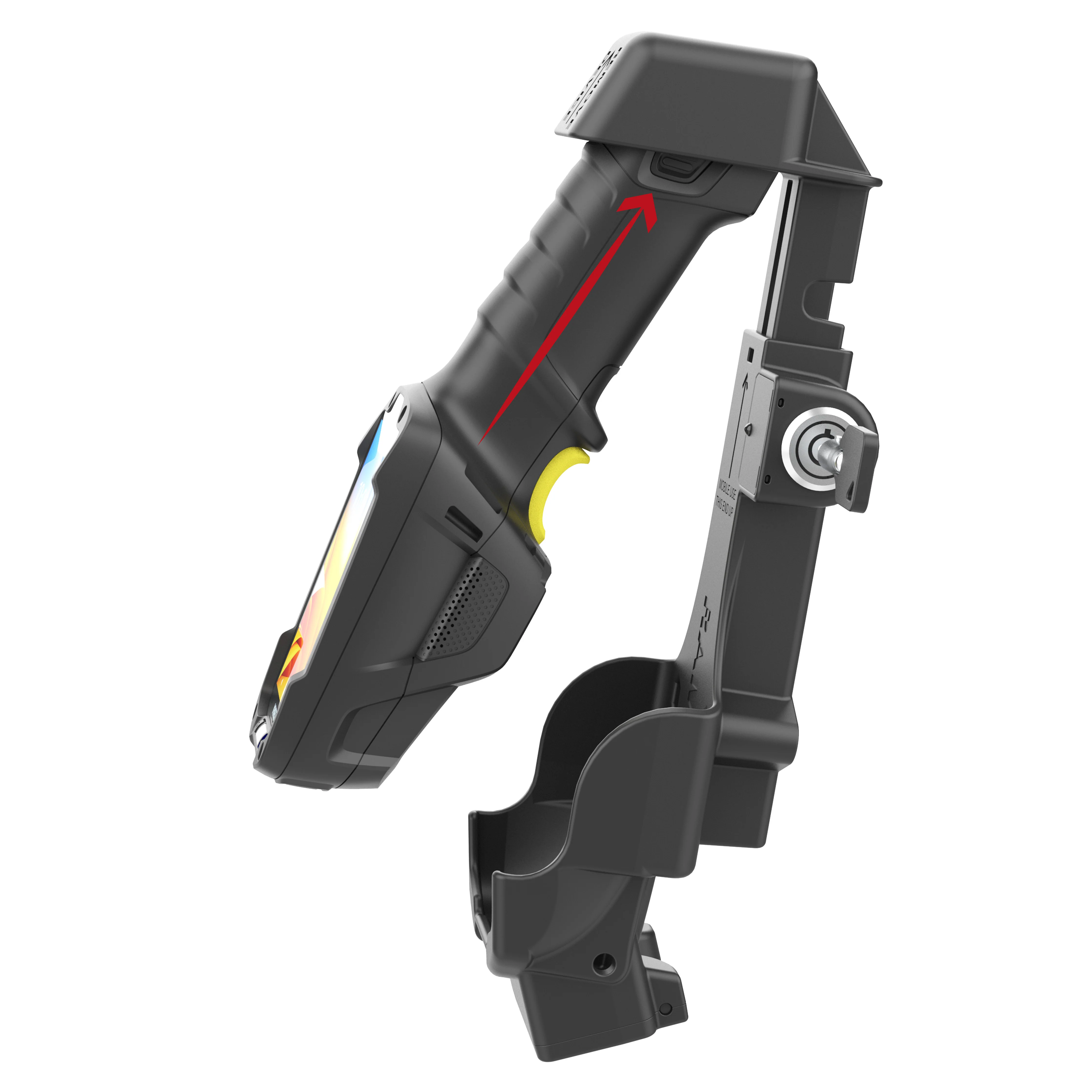 RAM® Locking Powered Dock + Single USB-A for Zebra TC8300 - Heated Pins - Image 5