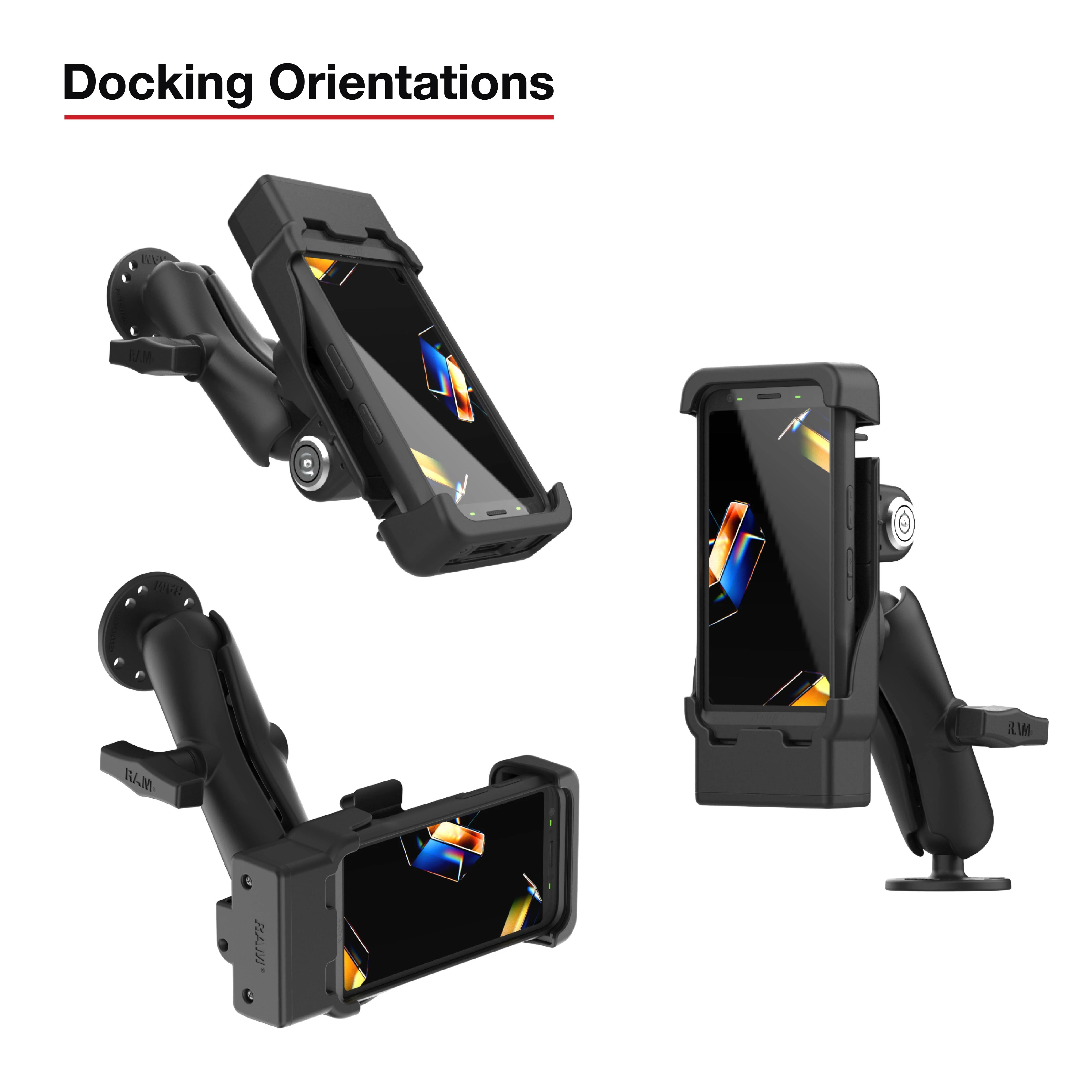 RAM® Locking Powered Dock with USB-C for Zebra TC501 - Image 4