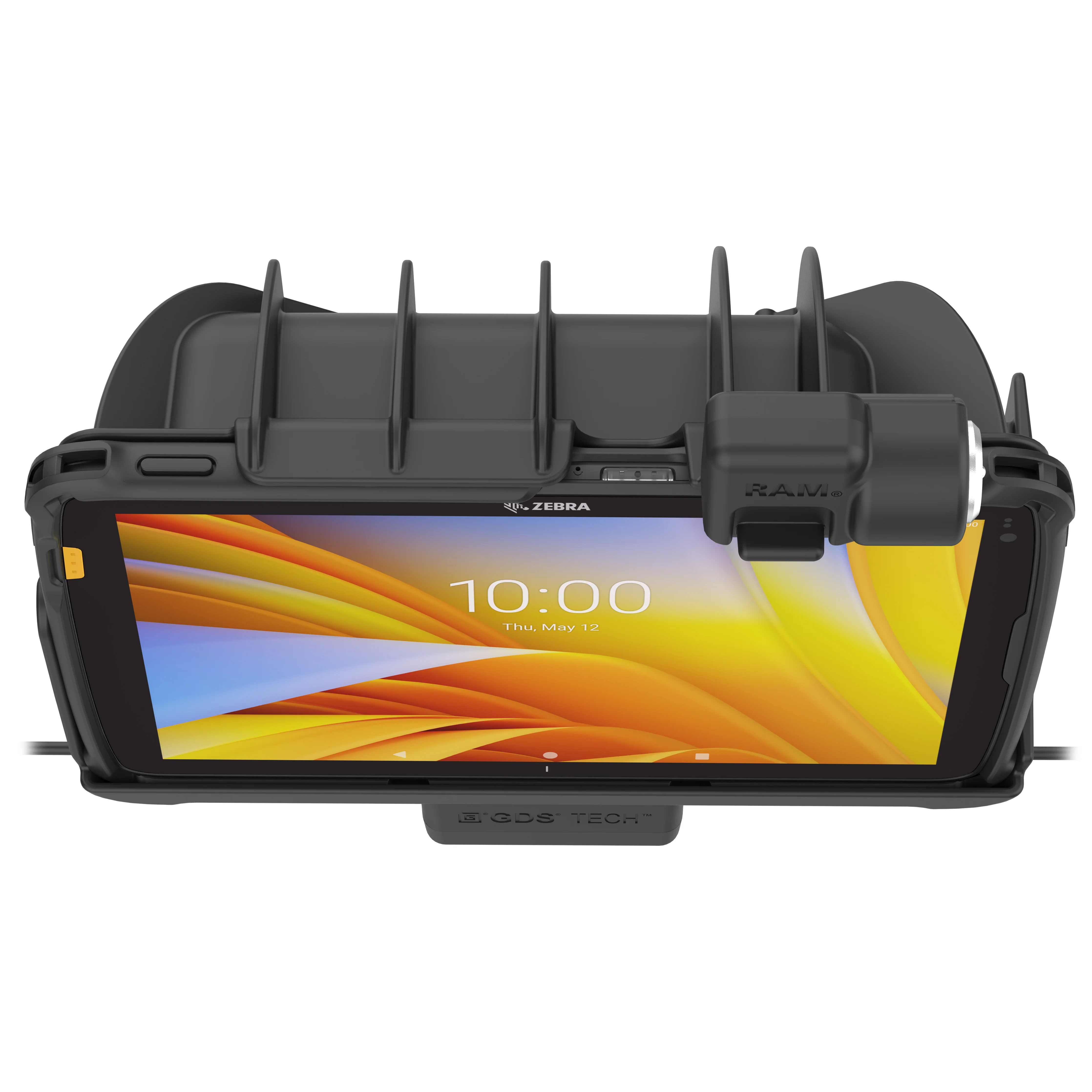 Locking RAM® Tough-Dock™ Power + Dual USB for Zebra ET401 10" - Image 6