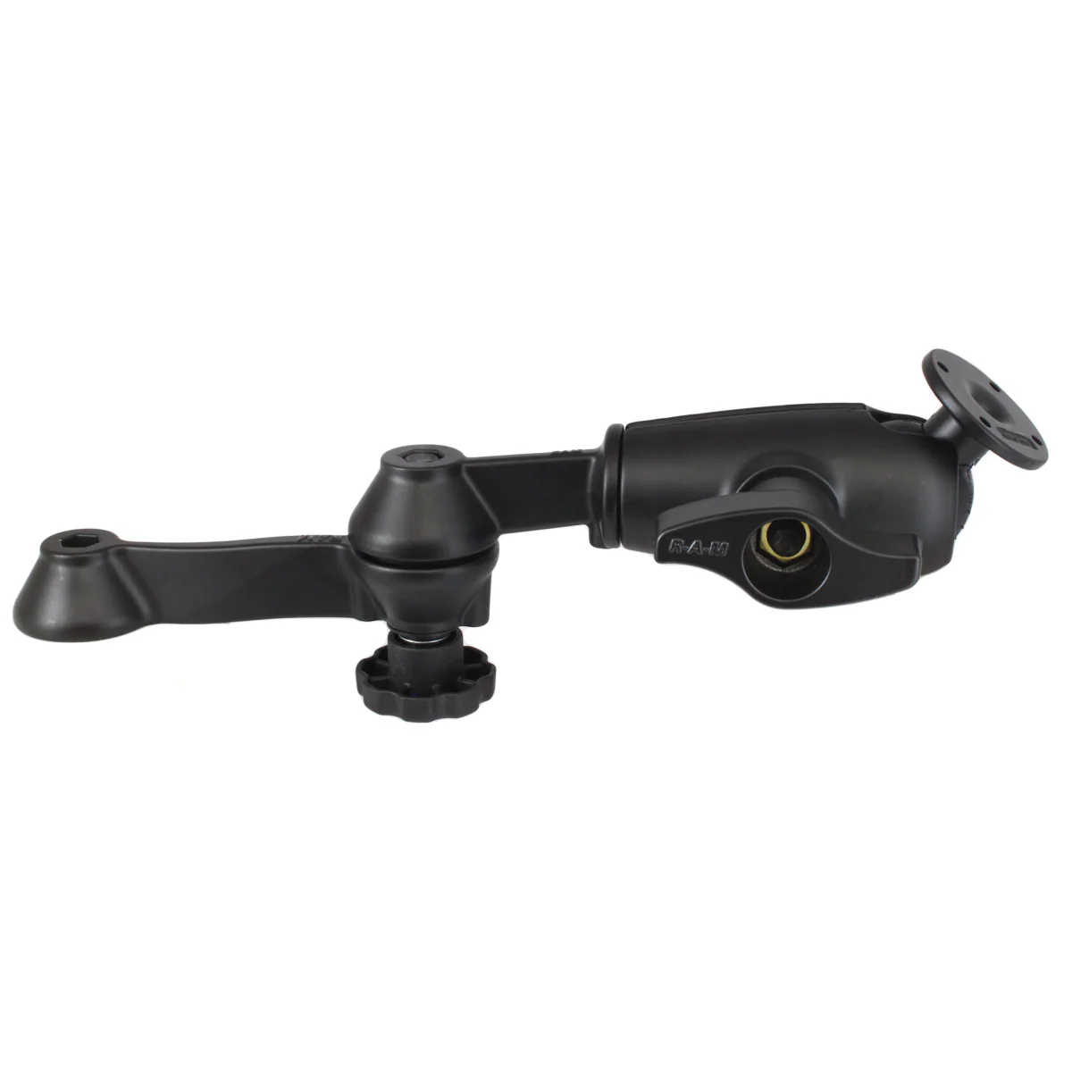 RAM® 12" Double Swing Arm with Round Plate - D Size