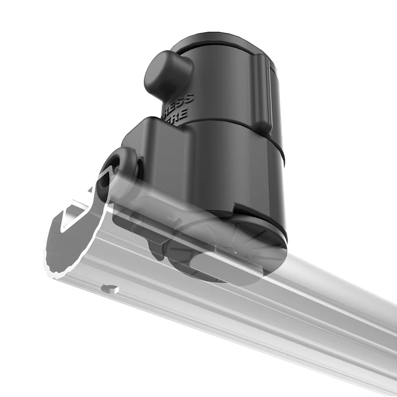 RAM® Tube Jr.™ Holder with Universal Adapt-A-Post™ Track Base - 6" Post - Image 2