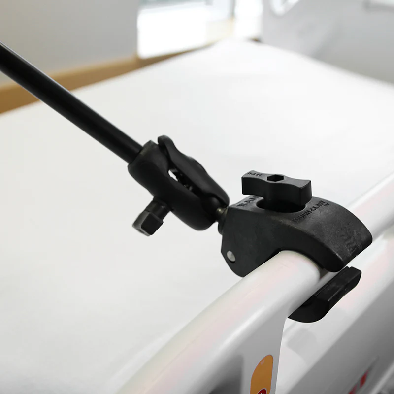 RAM® Tough-Claw™ 9" Pipe Mount with Round Plate Adapter - Image 2