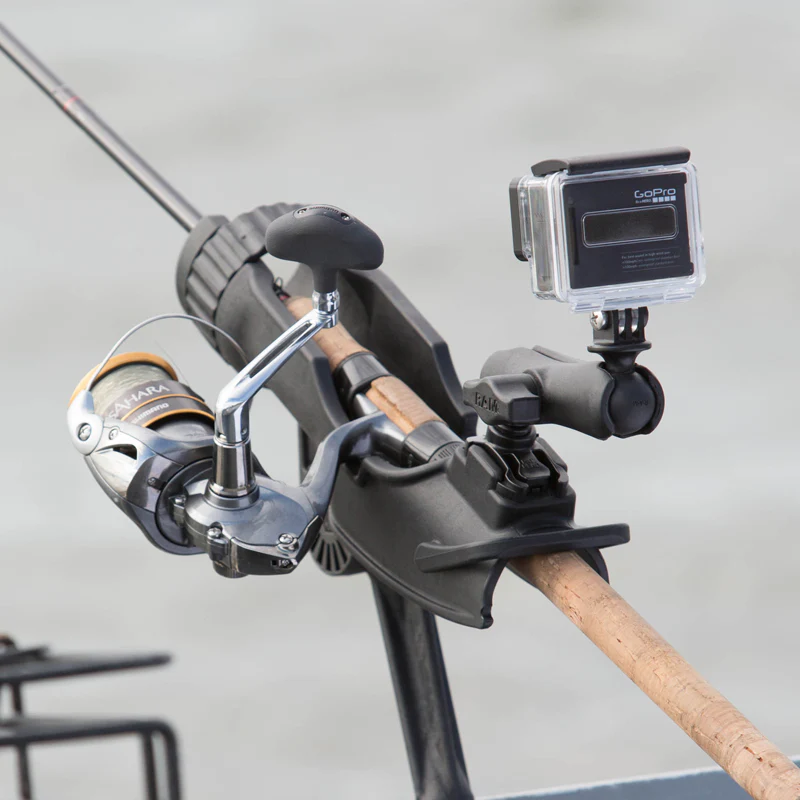 RAM ROD® HD Fishing Rod Holder with Bulkhead/Flat Surface Base - Image 5