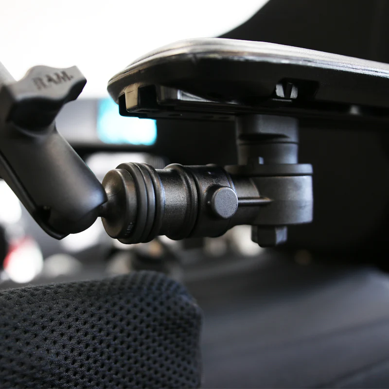 RAM® Universal Wheelchair Track Base with Quick Release & Swivel Feature - Image 7
