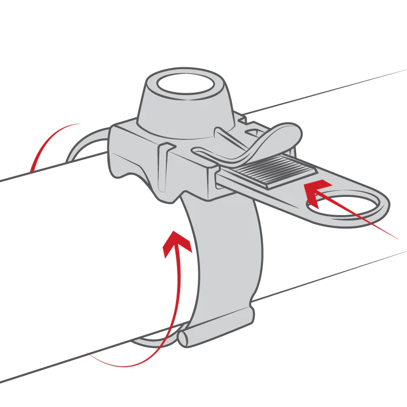 RAM® EZ-Strap™ Rail Mount with Double Ball and Diamond Base Adapter - Image 4